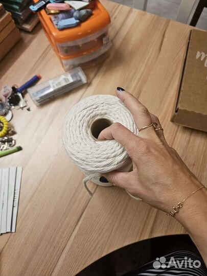 Пряжа шпагат хлопковый для макраме