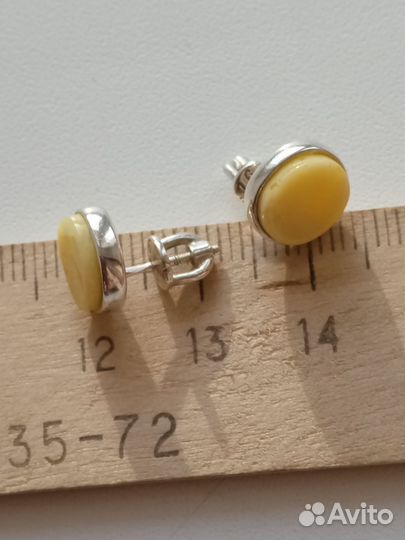 Серьги, кольца серебряные