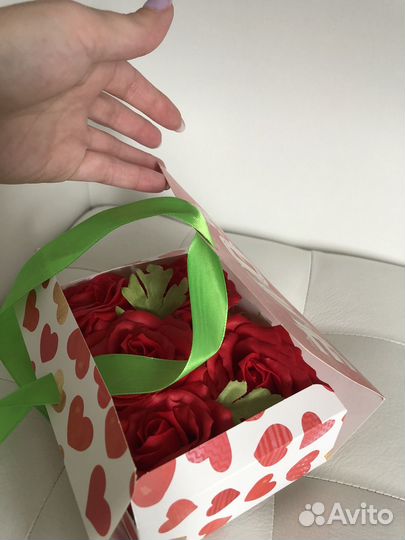 Коробочка мыльных роз