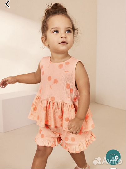 Футболка и шорты костюм next 104-110