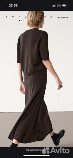 Massimo dutti юбка шерсть