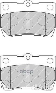 Колодки тормозные FDB4001 Ferodo