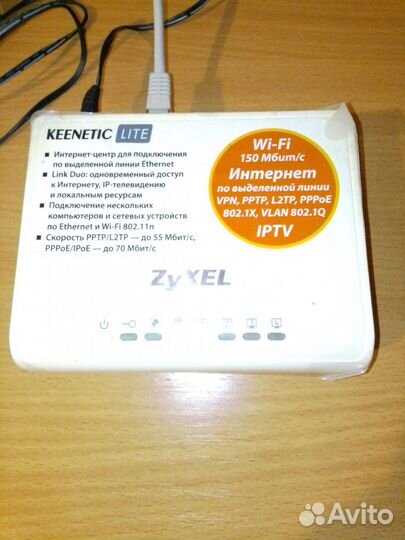 Роутер zyxel keenetic lite