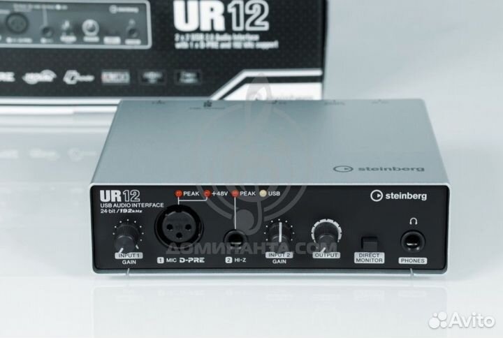 Steinberg UR12 USB - аудиоинтерфейс
