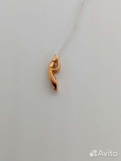 Подвеска с синтетическим камнем Золото