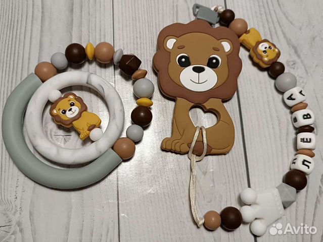 Подарок малышу /держатель для соски/Прорезыватель