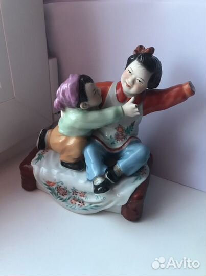 Статуэтка старый китай «Играющие дети»