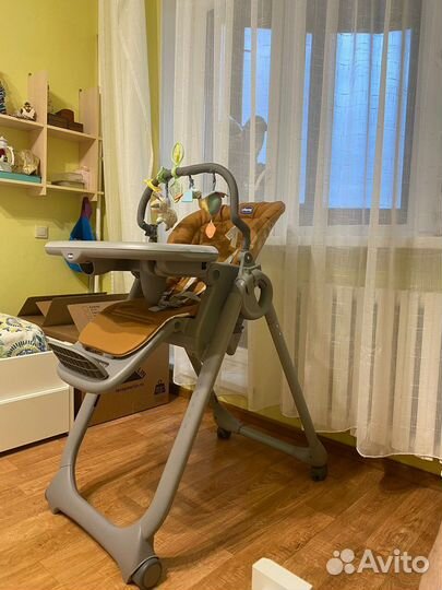 Стульчик для кормления chicco polly magic relax