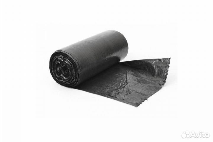 Мешки для мусора 30 л (30 шт. в рул.) 9 мкм чер