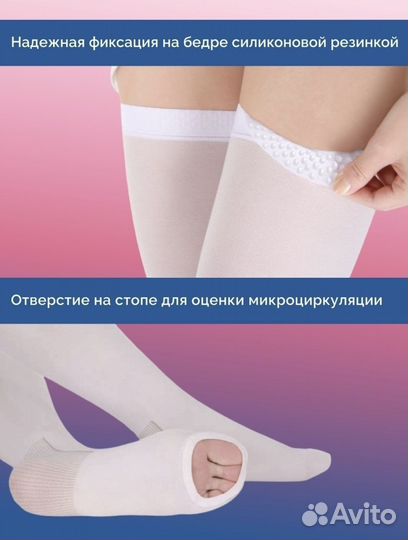 Компрессионные чулки 2 класс