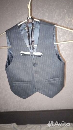 Пиджак, жилет, рубаха на мальчика первоклашку