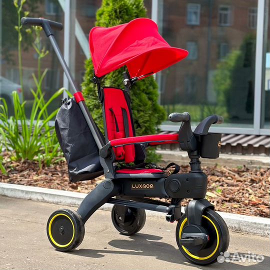 Складной трехколесный велосипед Luxmom s7