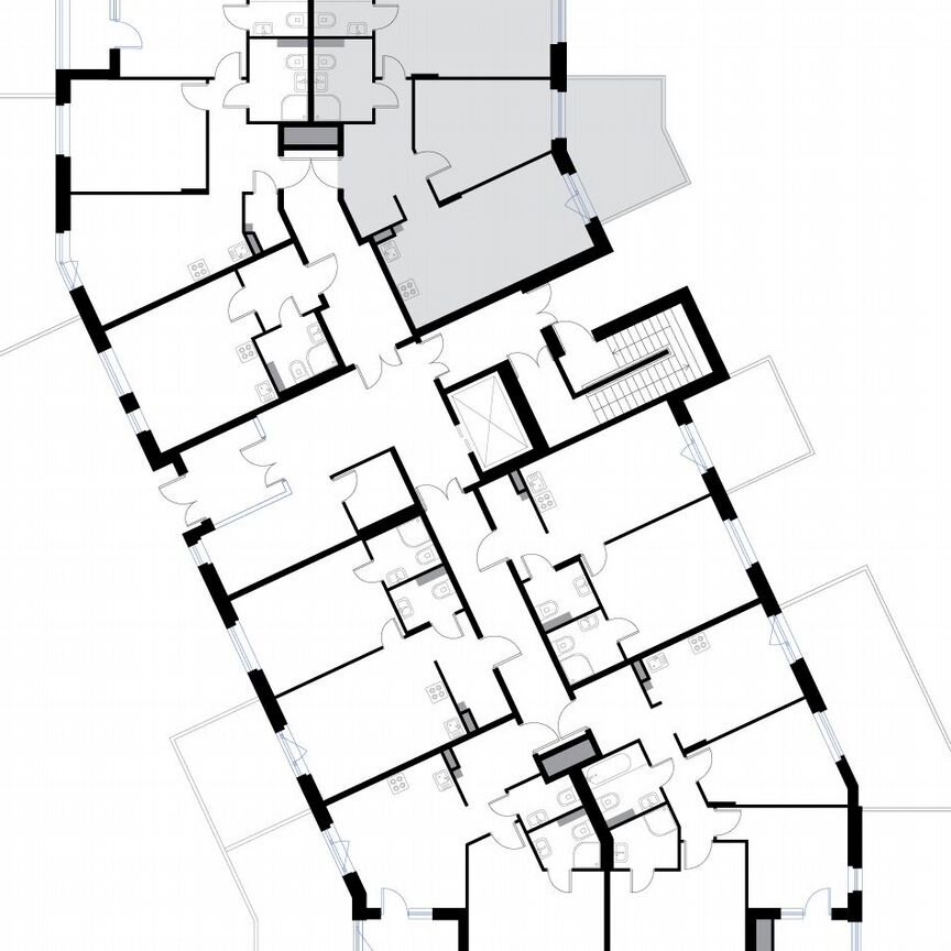 2-к. квартира, 66,5 м², 1/3 эт.