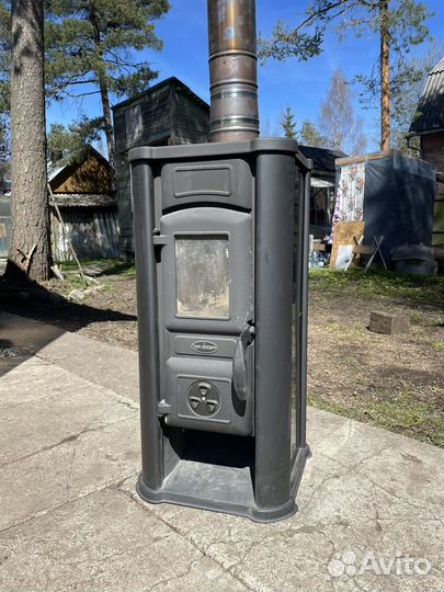 Печь-камин Tim Sistem Diana ceramic черная Б/У