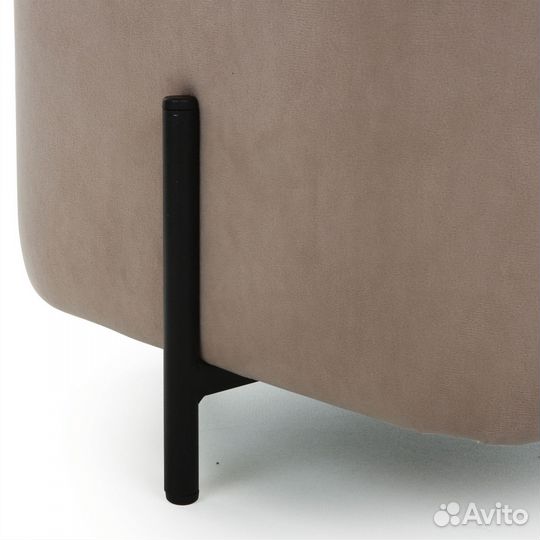 Пуф Beneli гуфи, квадратный, бежевый, велюр, для г