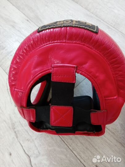 Шлем и боксерские перчатки 12 oz top king