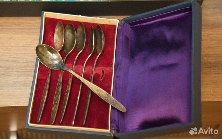 Набор раритетных ложек из нейзильбера