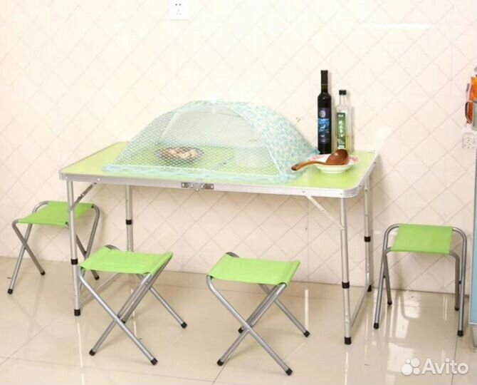 Стол раскладной походный со стульями