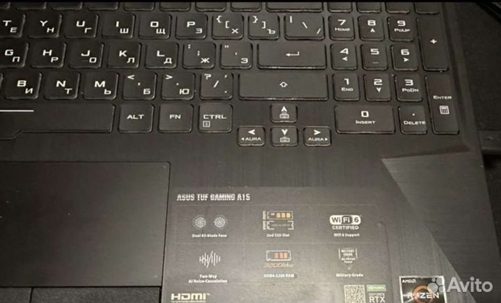 Asus TUF gaming RTX3050/R5-4600H/16RAM