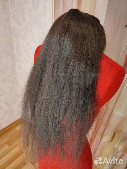 Волосы натуральные на заколках