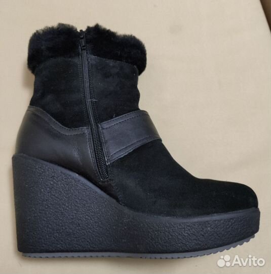 Ботильоны натуральная кожа 39 (25 см)