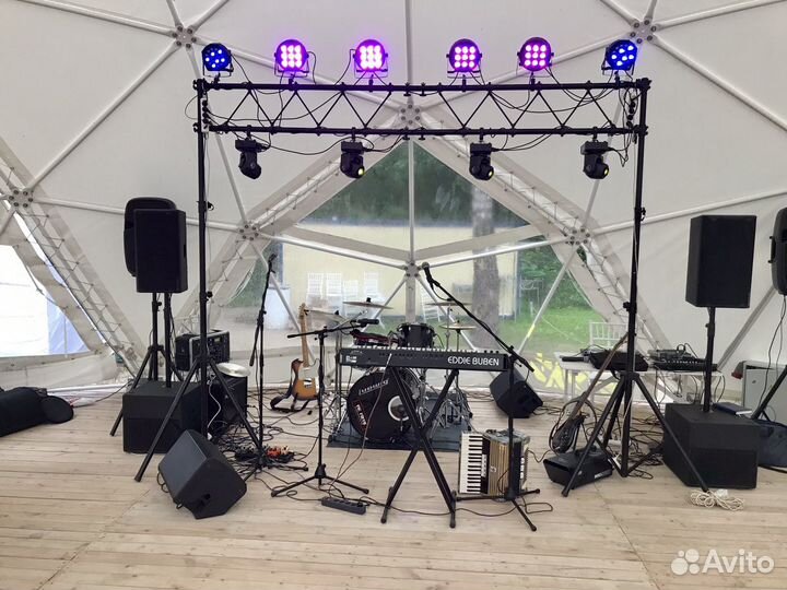 Звук и свет для любого мероприятия + бэклайн