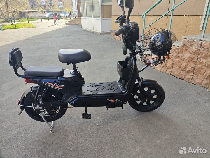 Велосипед скутер с педалями электро 500W