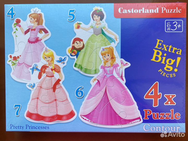 Красивые пазлы д/девочек (новые) большой выбор