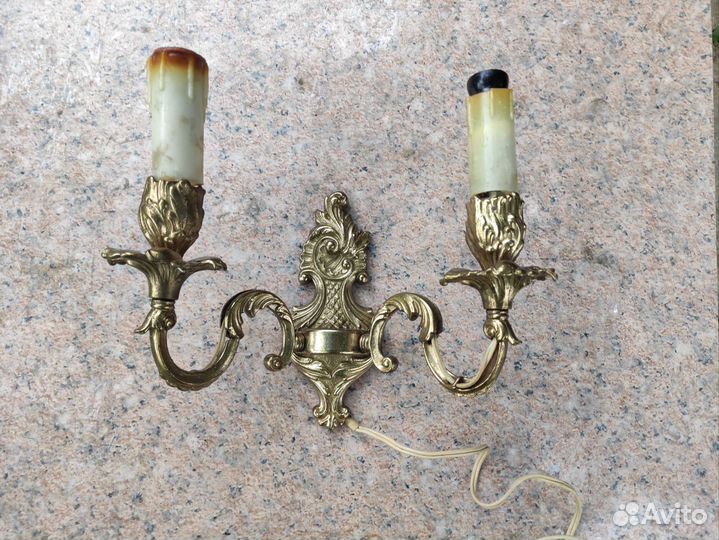 Бра бронза СССР