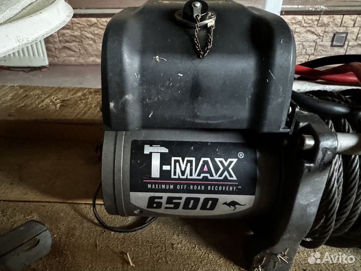 Лебедка автомобильная T-MAX EW-6500