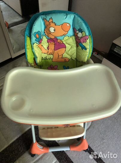 Детский стульчик chicco polly