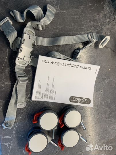 Стул Peg Perego Follow Me Wonder Grey