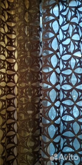 Тюль лило-феолет