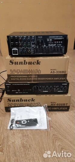 Усилитель Yamaha AX-892, sunbuck AV-608BT