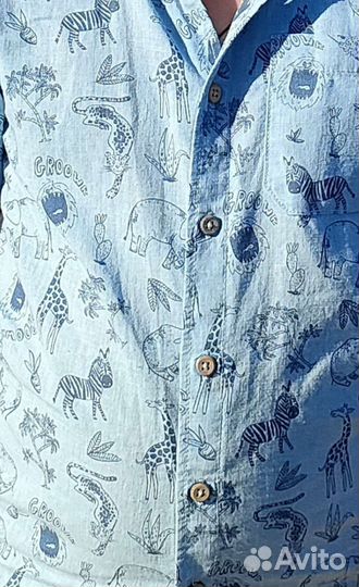 Рубашка для мальчика 134