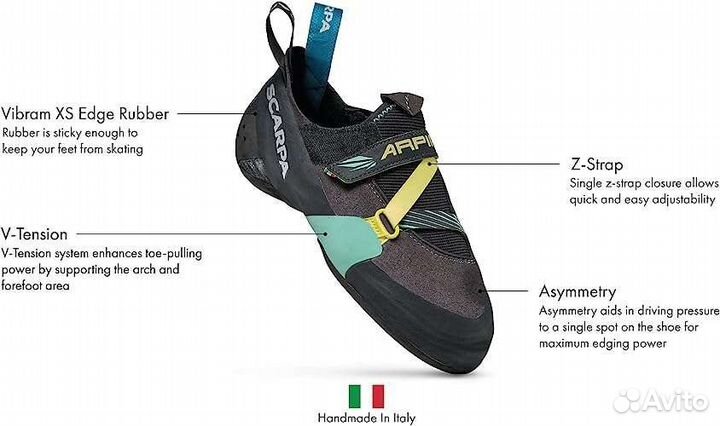 Скальники scarpa arpia 36,5 it/ 5,5 wmn us