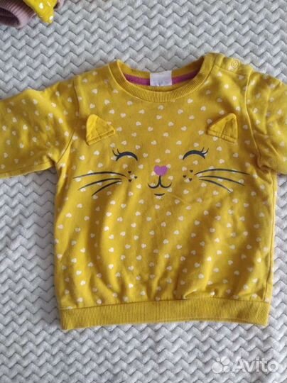 Вещи пакетом для девочки -86 и 92р