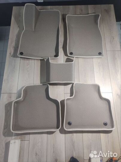 Ковры EVA Nissan Qashqai 1 с бортами Ева