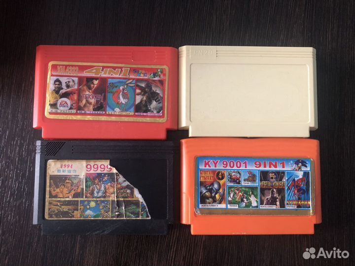 Картриджи для dendy