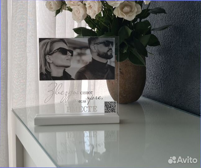 Рамка постер на стекле с фото art097