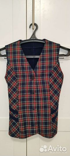 Жилет школьный для девочки рост 164