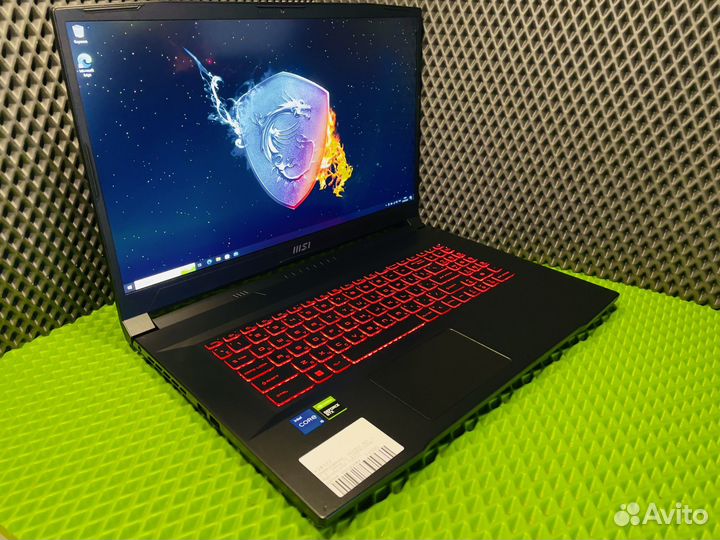 Игровой Ноутбук MSI 17.3 144Hz i5-11Gen/GTX1650