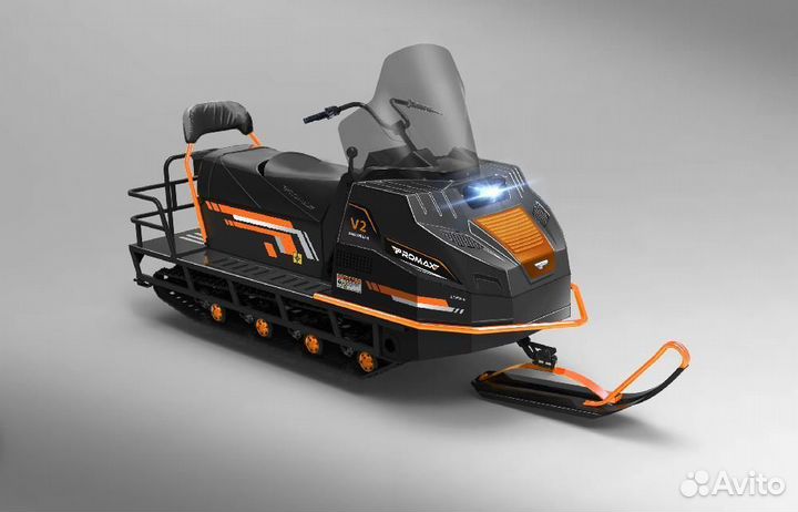 Promax snowbear V3 650 2T ST черно-оранжевый