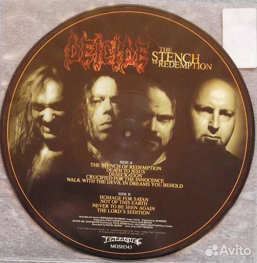 Deicide - The Stench Of Redemption (vinyl picdisc)