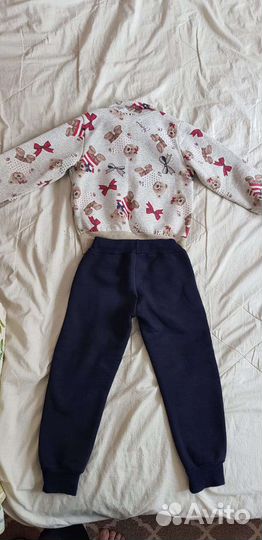 Костюм для девочки флисовый размер 110