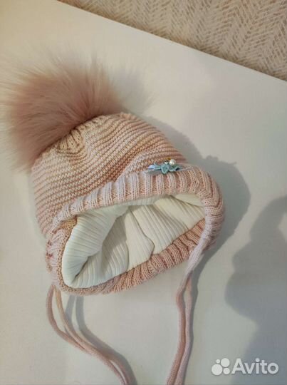 Шапка детская зимняя 74р 6-9месяцев