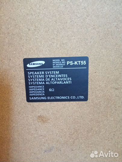 Колонки от музыкального центра samsung ps-kt55