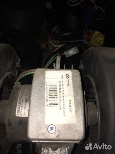 Вентилятор отопителя основной кабины ман Тга