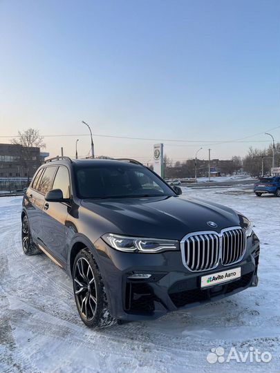 BMW X7 3.0 AT, 2021, 55 000 км