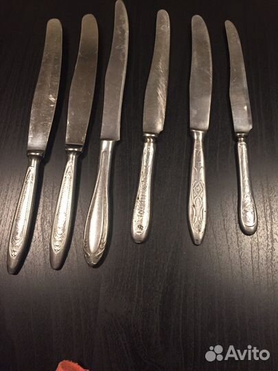 Ножи и ложки столовые СССР нержавейка